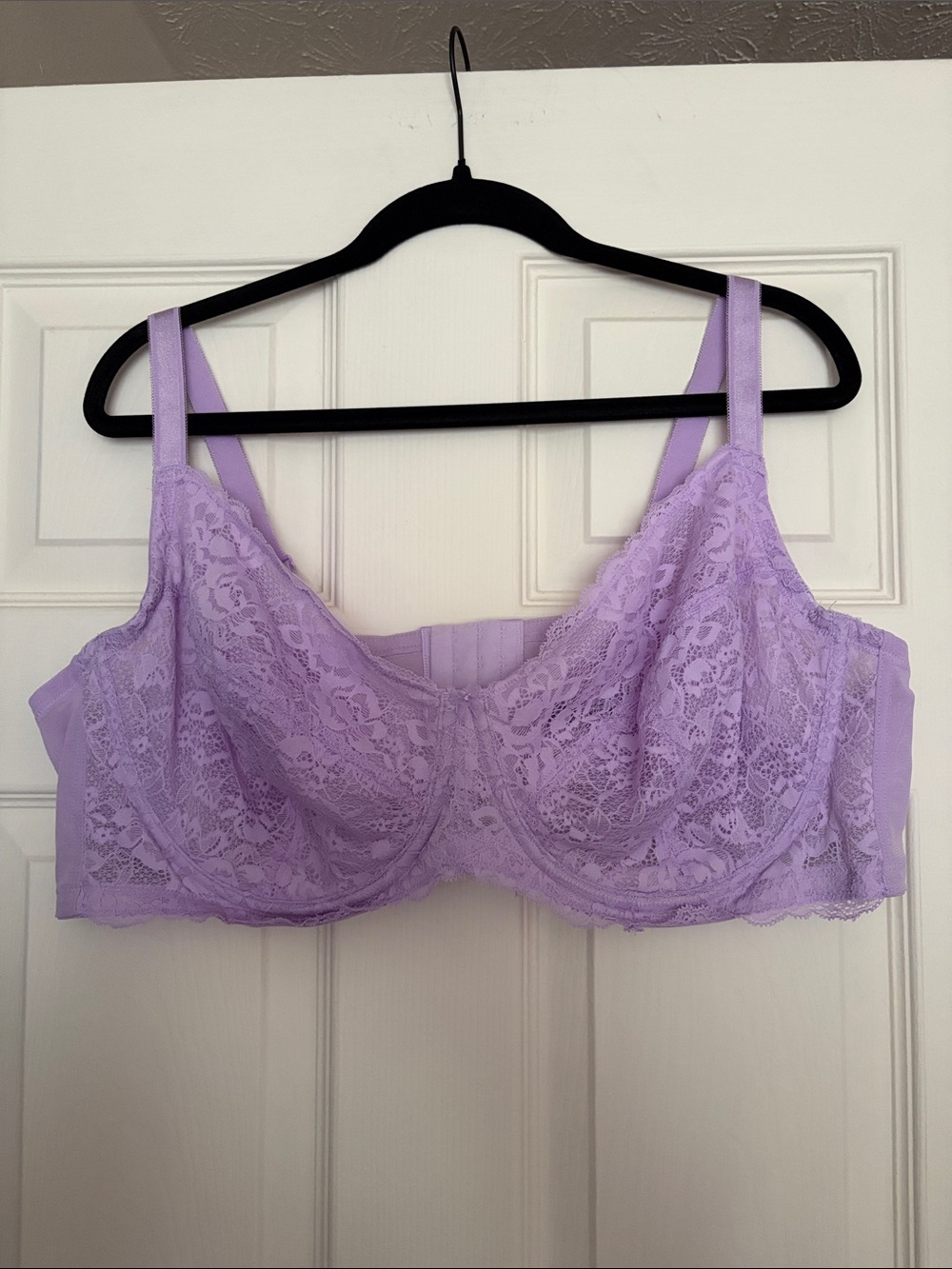 Torrid Lavender Lace Unlined Full Coverage Underwire Bra